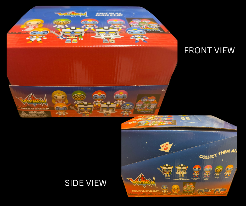 3D Figural Keyring Voltron 40th Anniversary Mystery Pack BOX OF 24