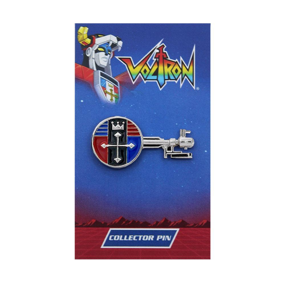 Voltron Silver Lion Key Keychain & Enamel Pin