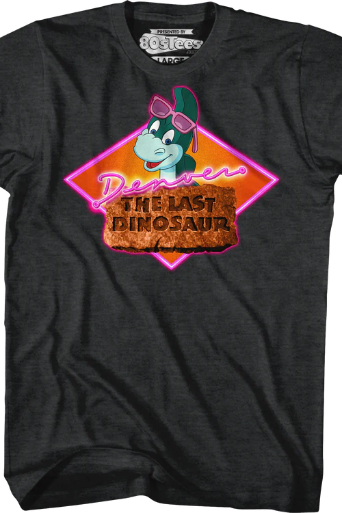 Denver the Last Dinosaur Dino Retro T-shirt