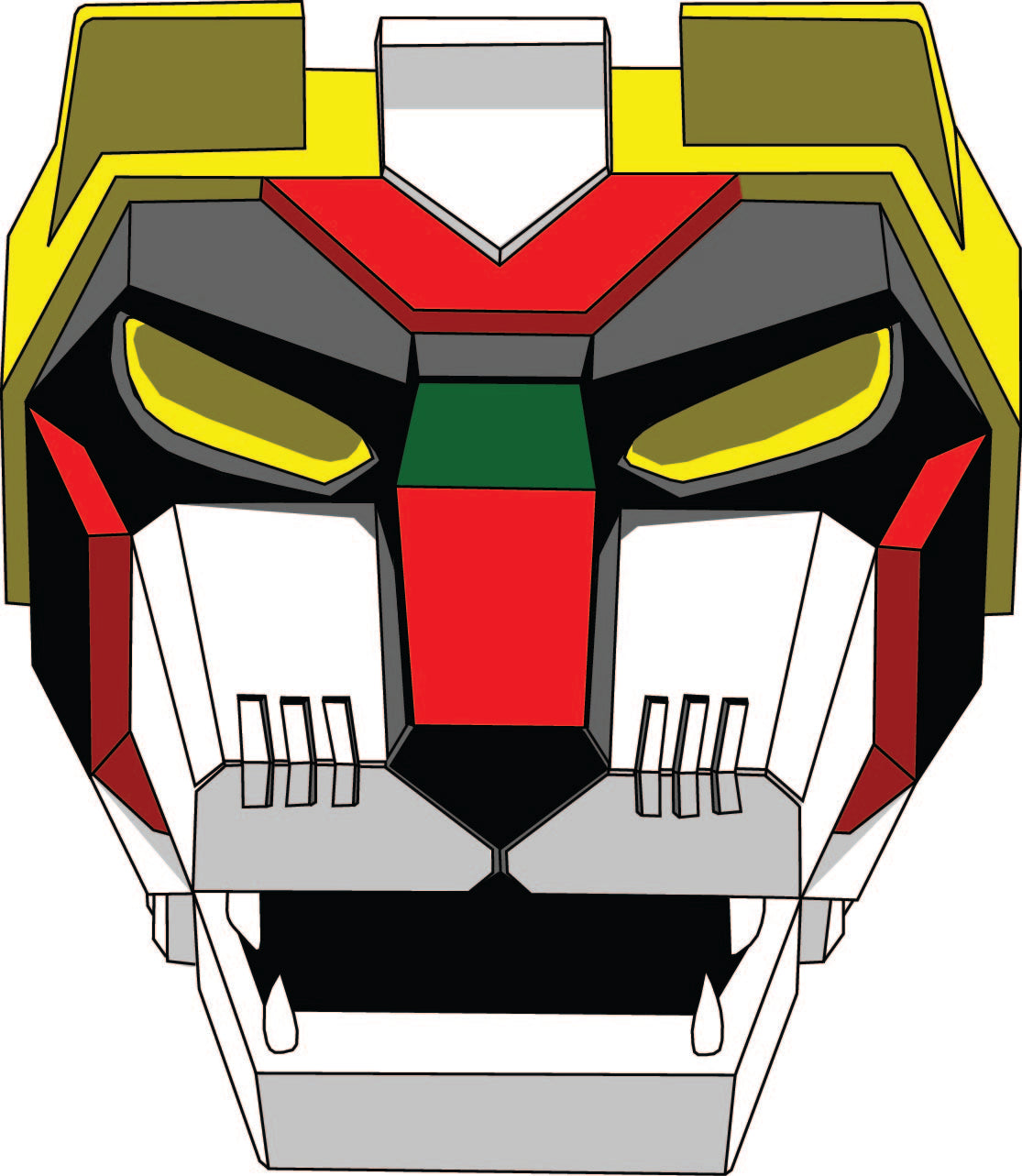 5 pack Voltron Lion Face Mask