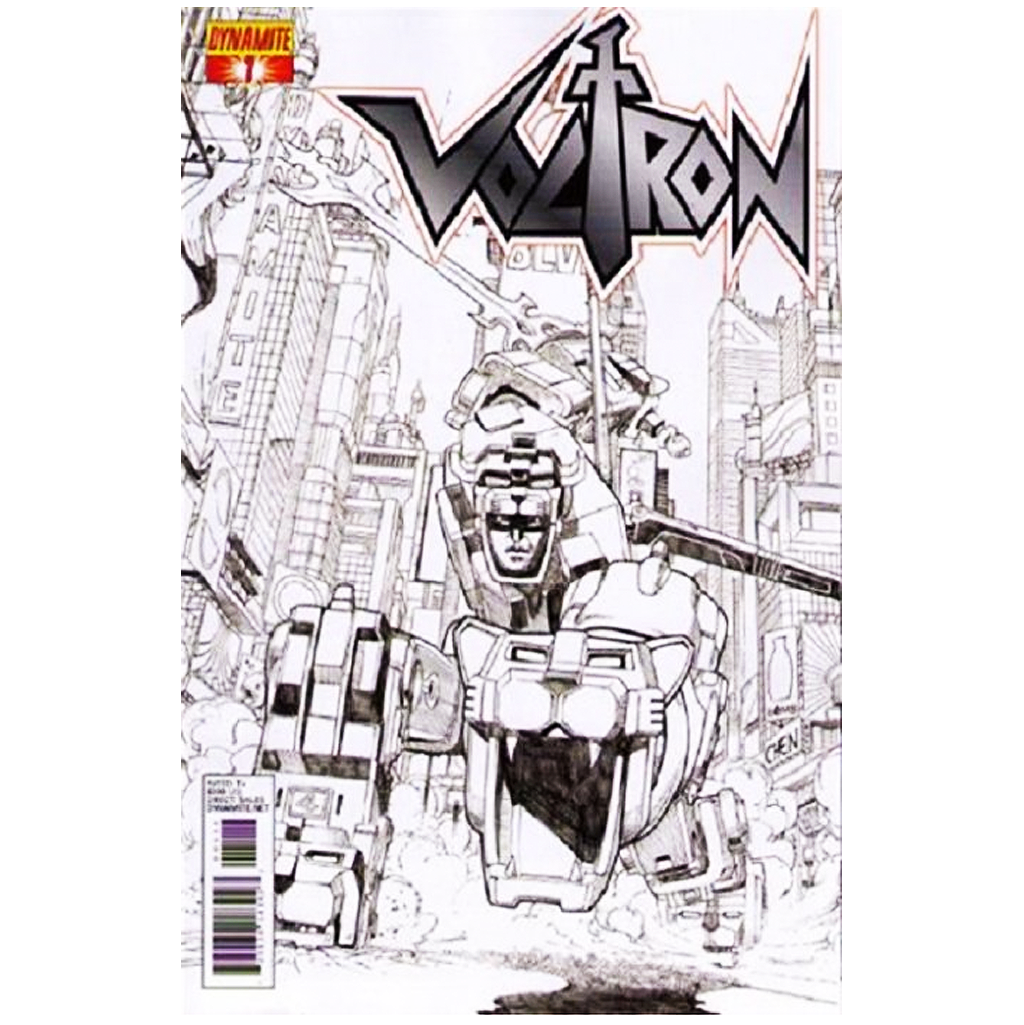 Voltron #01 "Black and White" Comic