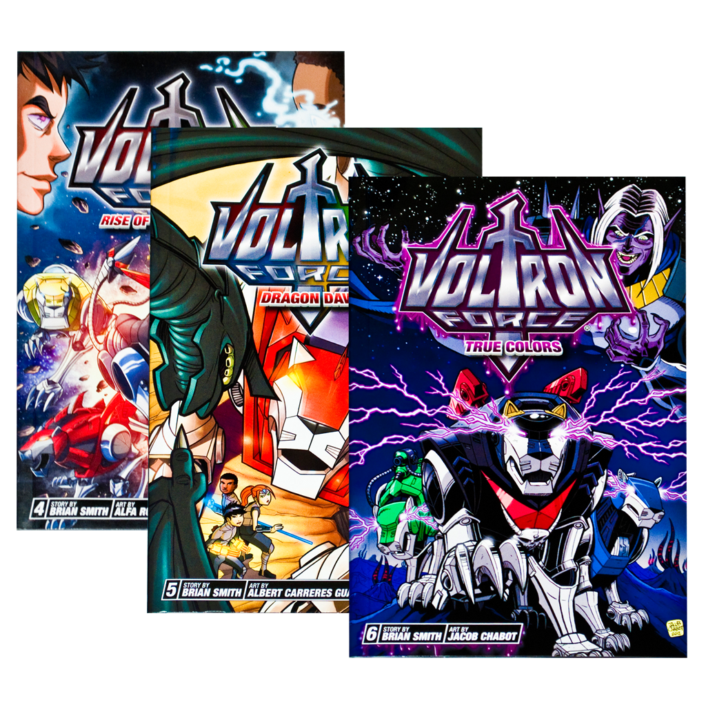 Voltron Force Comics Volumes 4, 5, 6 by Viz Media