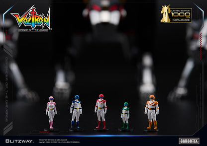 Defender of the Universe Carbotix Black Voltron Figure AND BASE by Blitzway