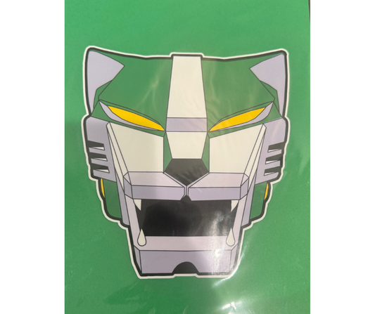 Green Lion Decal