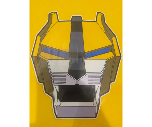 Yellow Lion Decal
