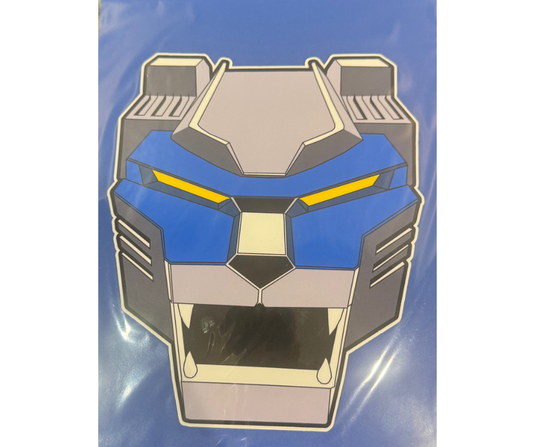 Blue Lion Decal