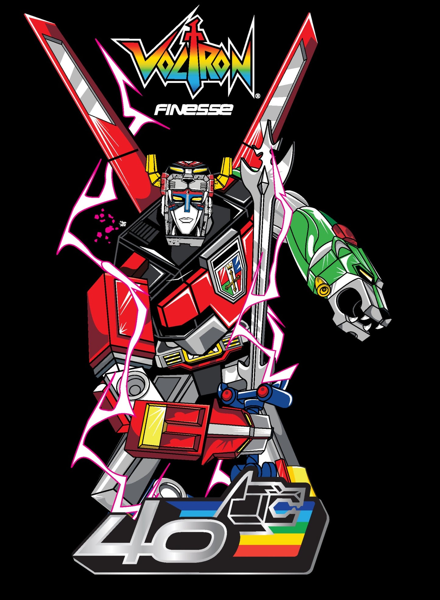 Voltron 40th Skate T-shirt – Voltron.com