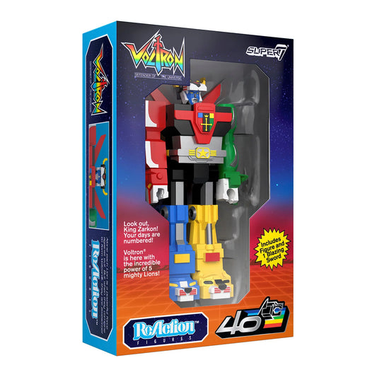 Voltron 3 3/4" 40TH Anniversary SDCC ReAction Figure BRAND NEW