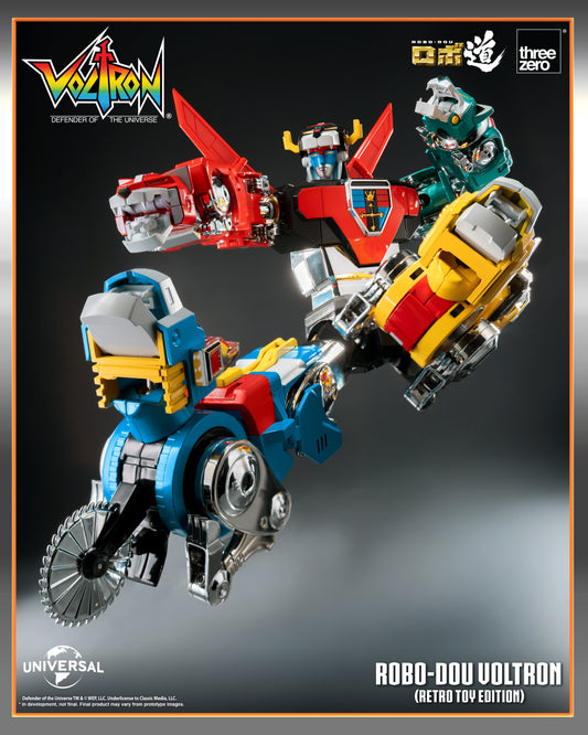 Voltron: Defender of the Universe ROBO-DOU Voltron RETRO PRE-ORDER