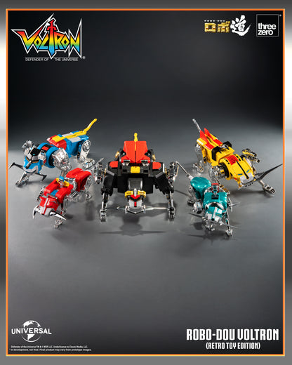Voltron: Defender of the Universe ROBO-DOU Voltron RETRO PRE-ORDER