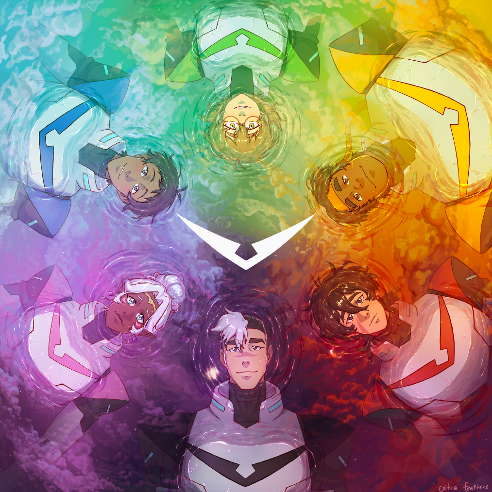 Voltron Legendary Defender Team Print BRAND NEW