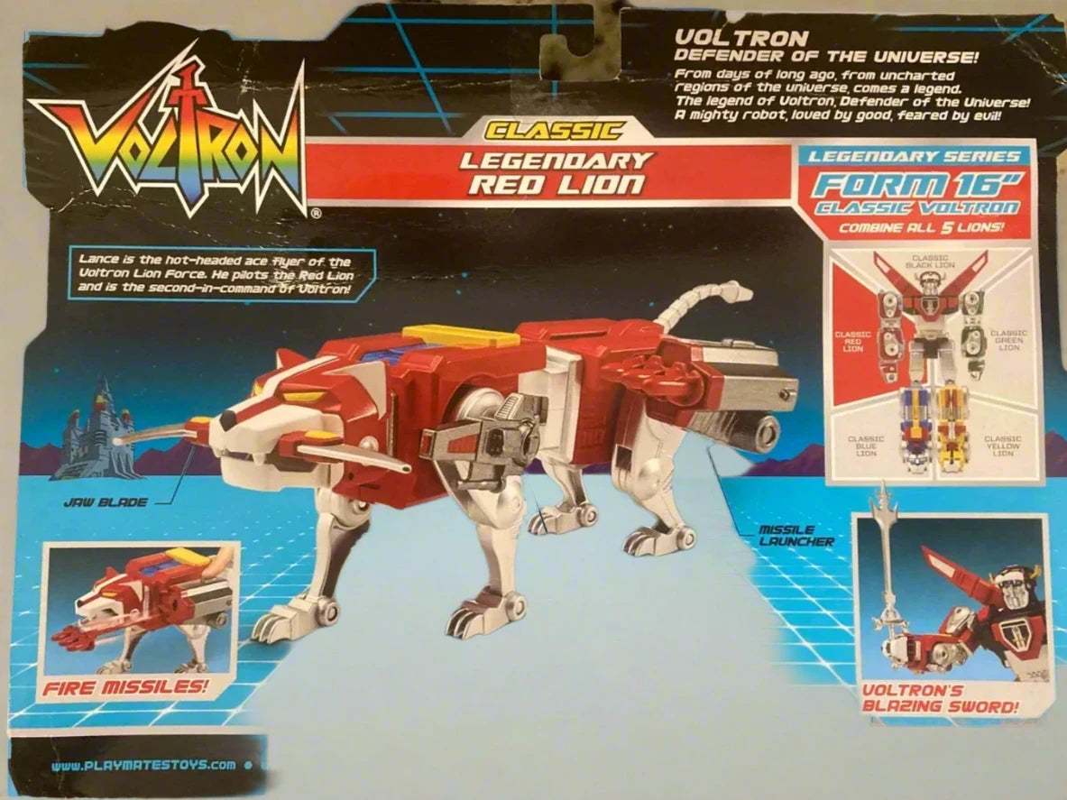 Voltron 40th Anniversary Classic Red Lion by Playmates