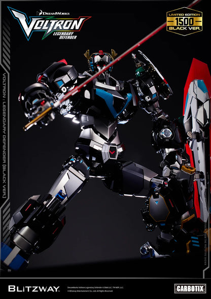 Voltron: Legendary Defender Carbotix Voltron (Black Ver.) Limited Edition Action Figure