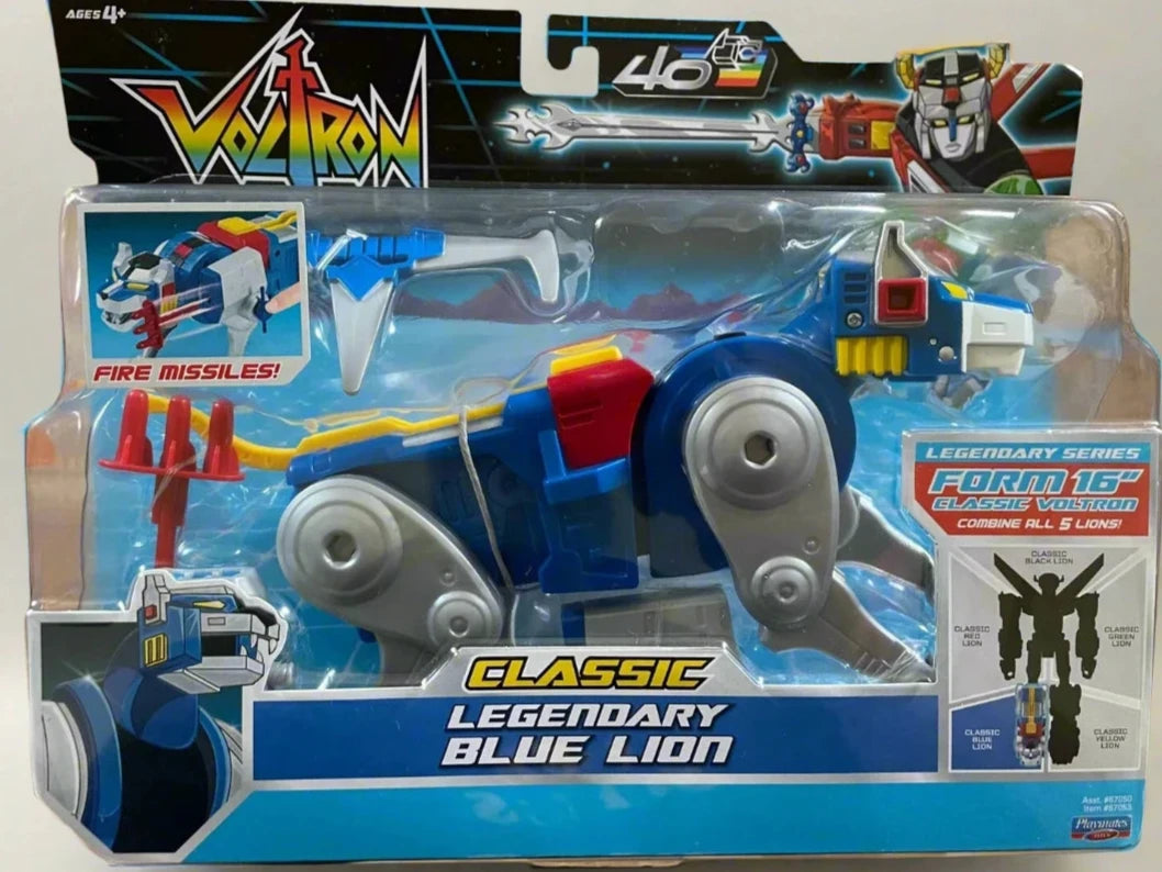 Voltron 40th Anniversary Classic Blue Lion by Playmates