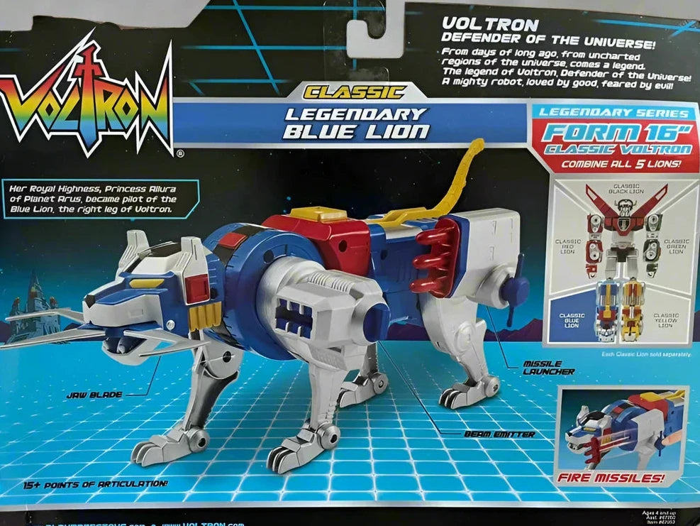 Voltron 40th Anniversary Classic Blue Lion by Playmates