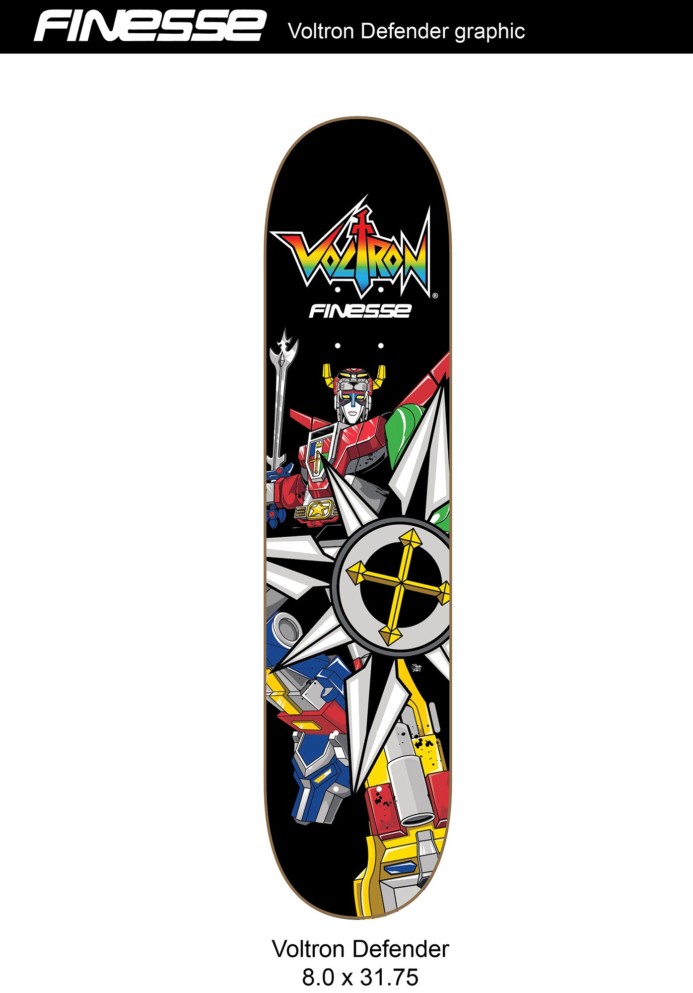 Voltron Defender Skateboard