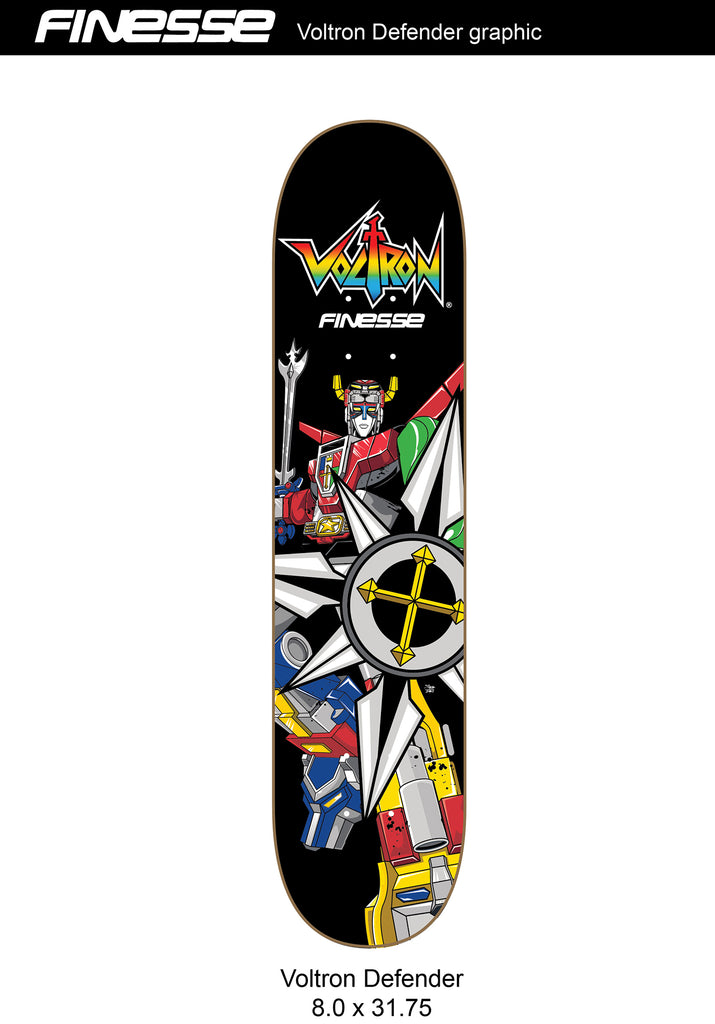 Voltron Defender Skateboard BRAND NEW