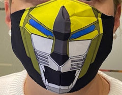 Voltron Yellow Lion Face Mask