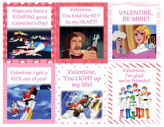 Voltron Store Valentine's Day Card Set