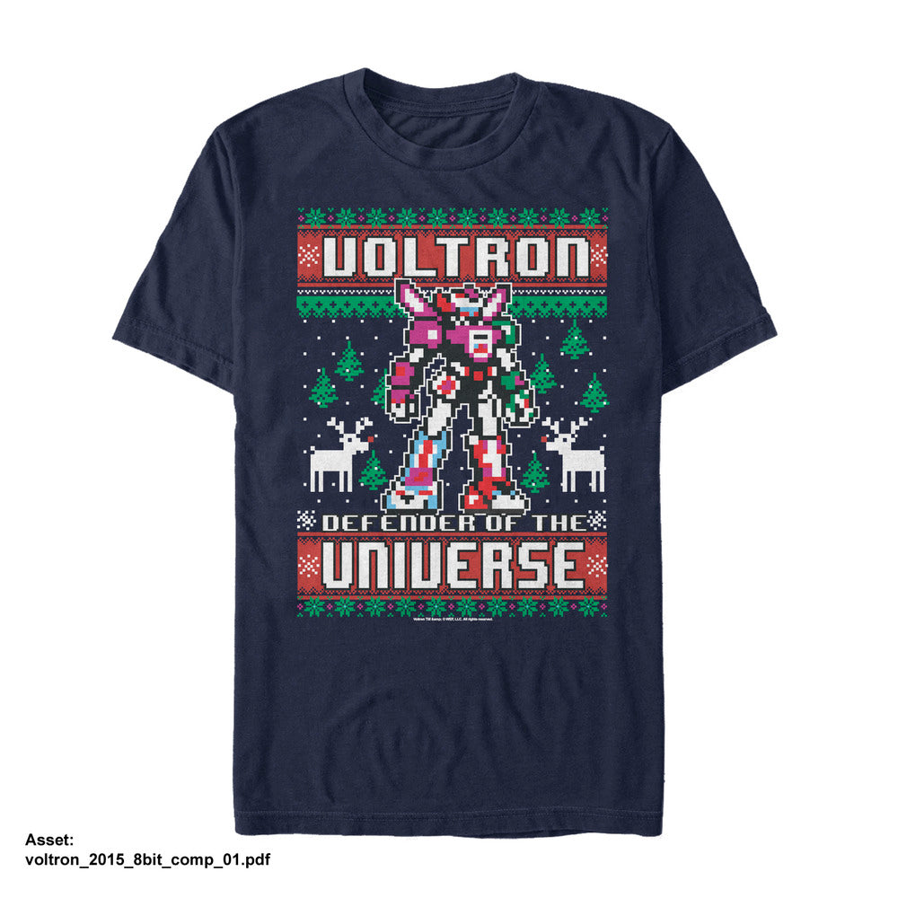 Voltron Christmas Pixel T-shirt
