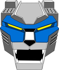 Voltron Blue Lion Face Mask