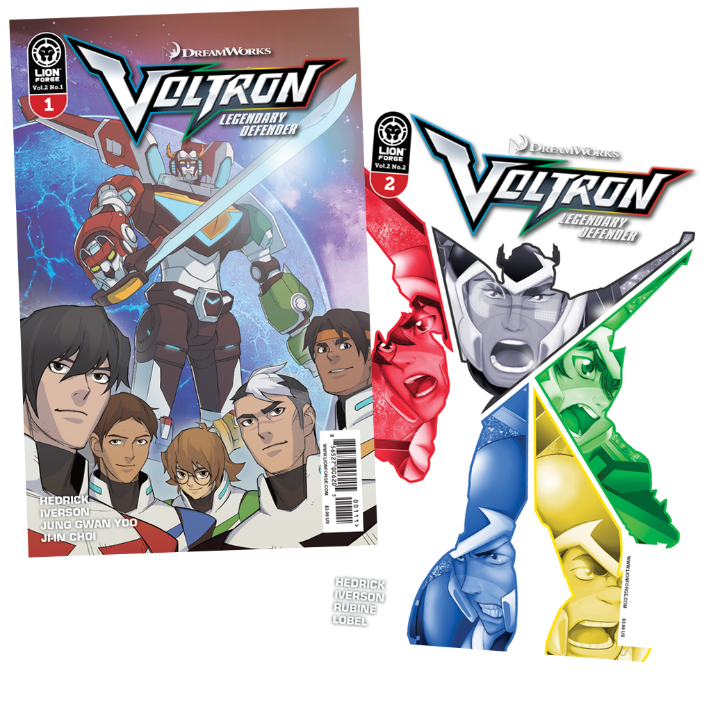 Voltron Legendary Defender Volume 2 Issue #1 AND #2