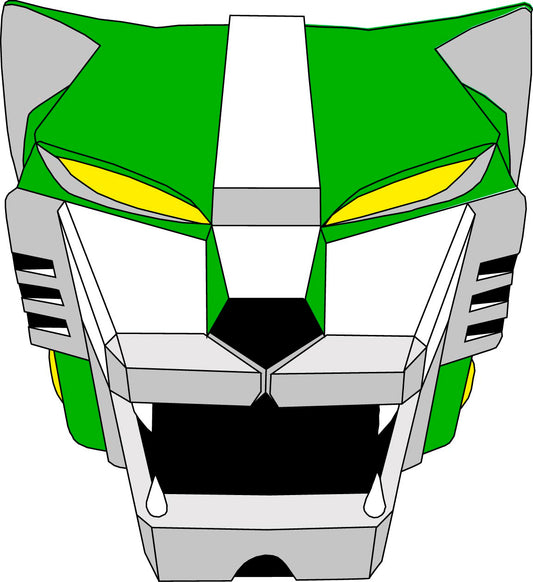 Green Lion Decal