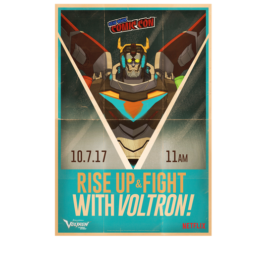 NYCC 17 EXCLUSIVE POSTER VOLTRON