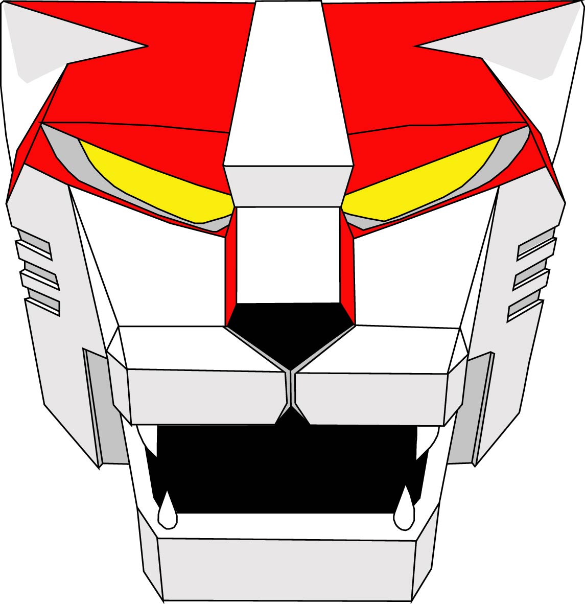 Voltron Red Lion Face Mask