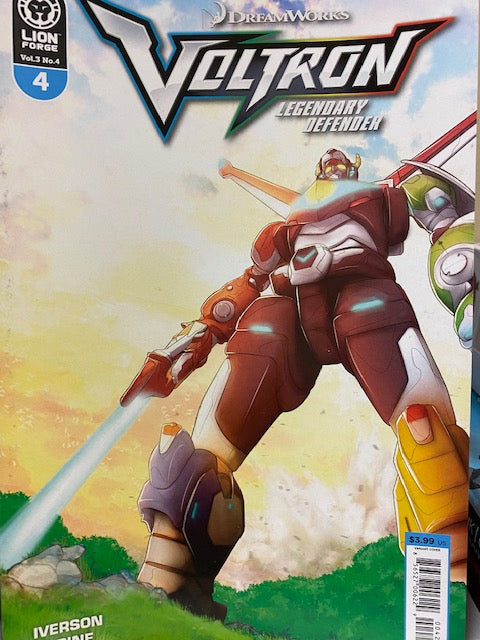 Voltron Legendary Defender Volume 3 Issue #4 Variant Cover Now Shipping