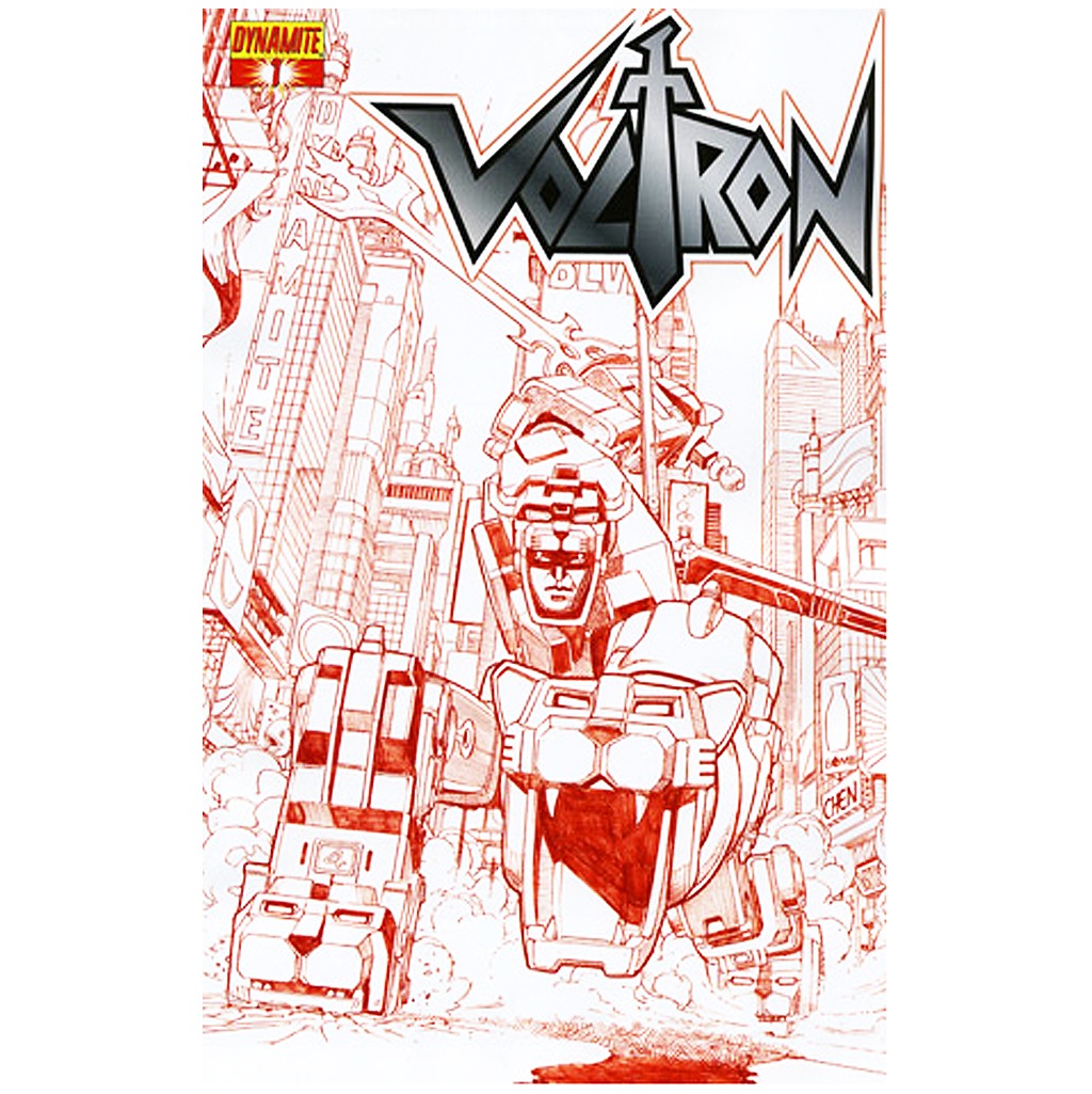 VOLTRON #01 - (1:25) "FIERY RED" COMIC