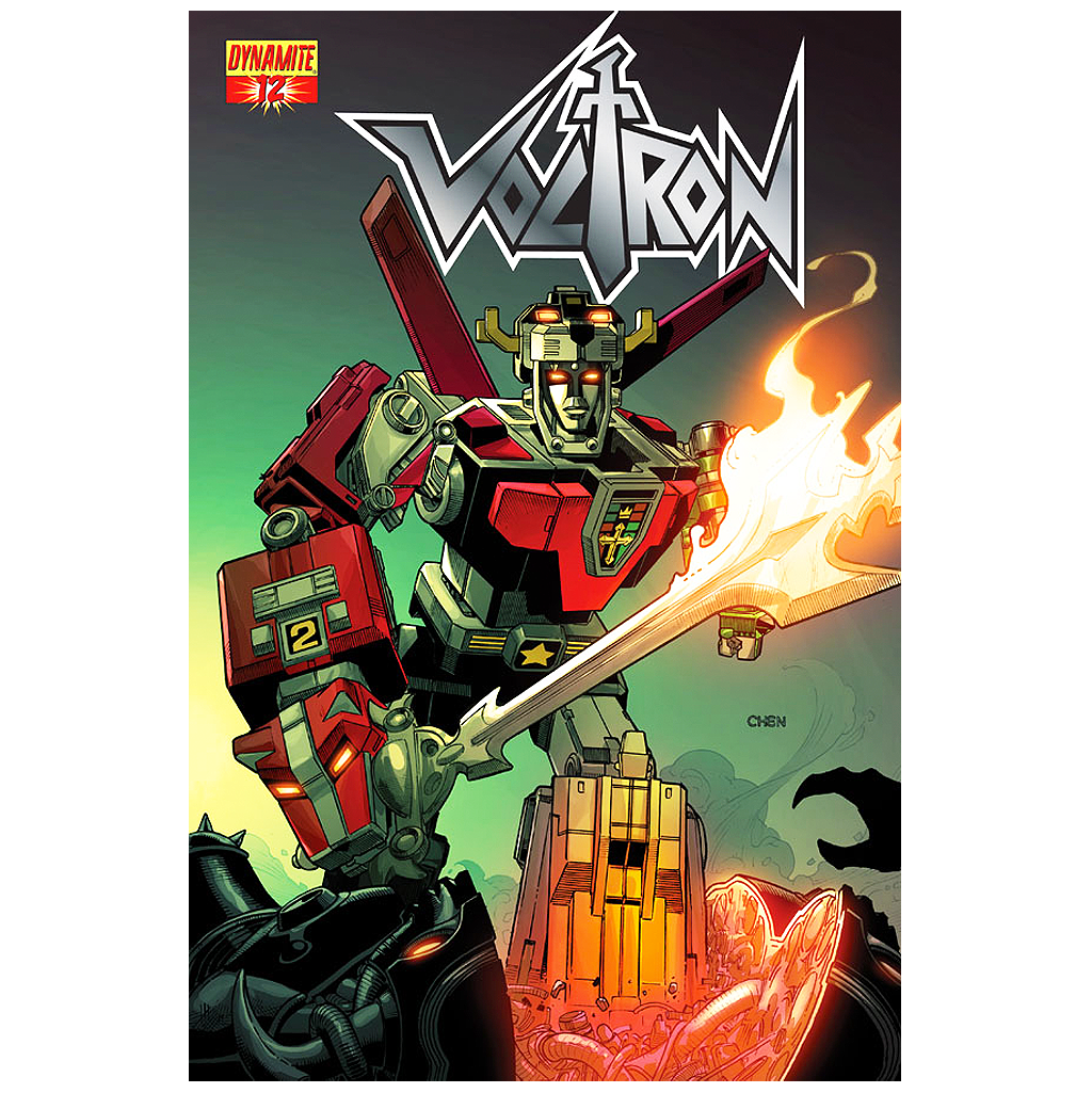 Voltron #12 Dynamite Comics Sean Chen Cover