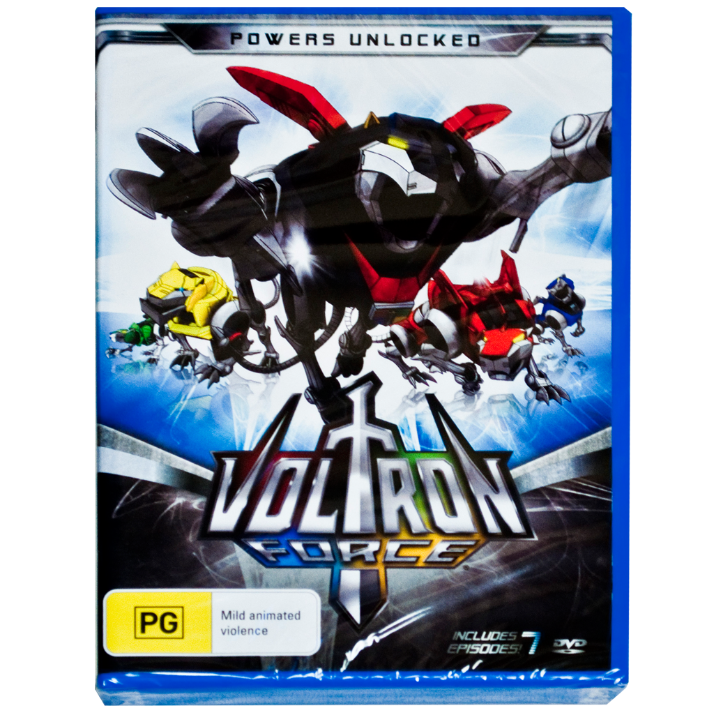 VOLTRON FORCE: POWERS UNLOCKED DVD (REGION 4 PAL VERSION)