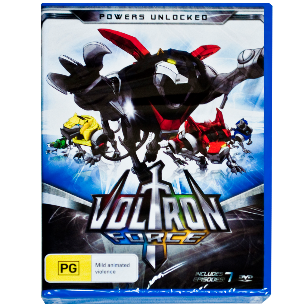 VOLTRON FORCE: POWERS UNLOCKED DVD (REGION 4 PAL VERSION)